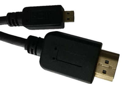 Cable HDMI A a D (2 puertos)